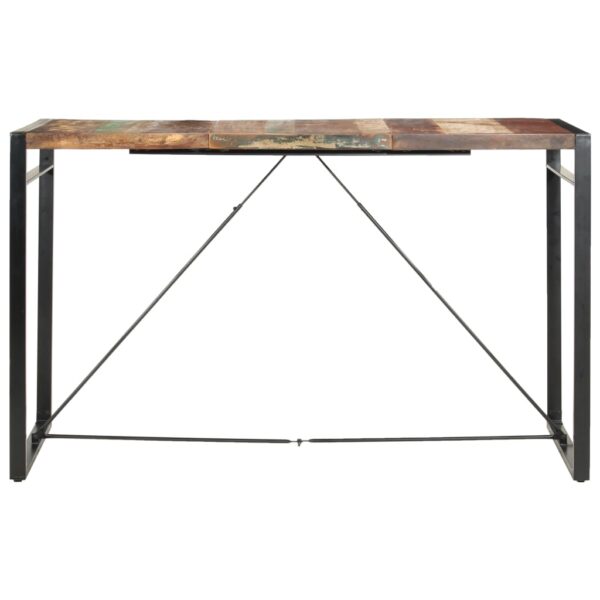 vidaXL Bar Table 180x90x110 cm Solid Reclaimed Wood - Image 2