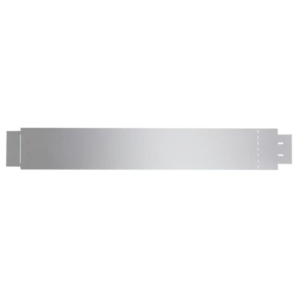 vidaXL Set of 5 Flexible Lawn Fence Galvanised Steel 100 x 14 cm - Image 3