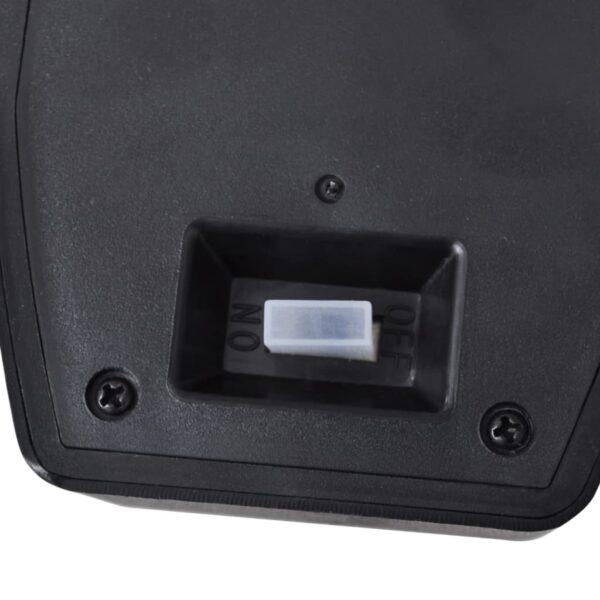 vidaXL Solar Wall Lamps 2 pcs with Motion Sensor Black - Image 6