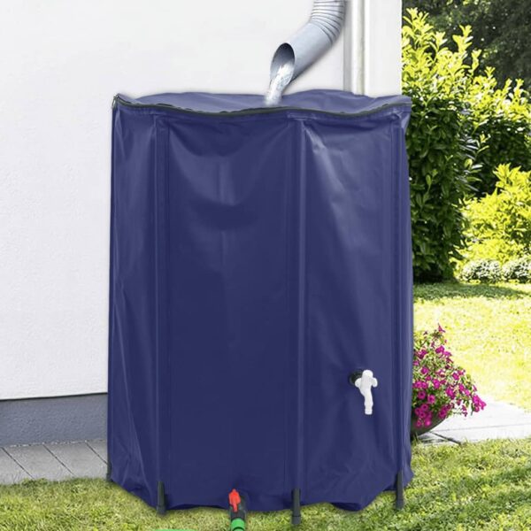 vidaXL Water Tank with Tap Foldable 1350 L PVC - Image 1