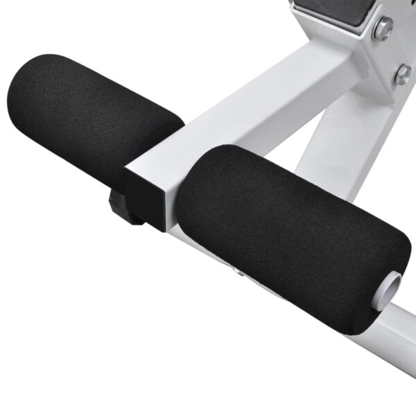vidaXL Workout Bench with Barbell and Dumbbell Set 60.5 kg - Image 8