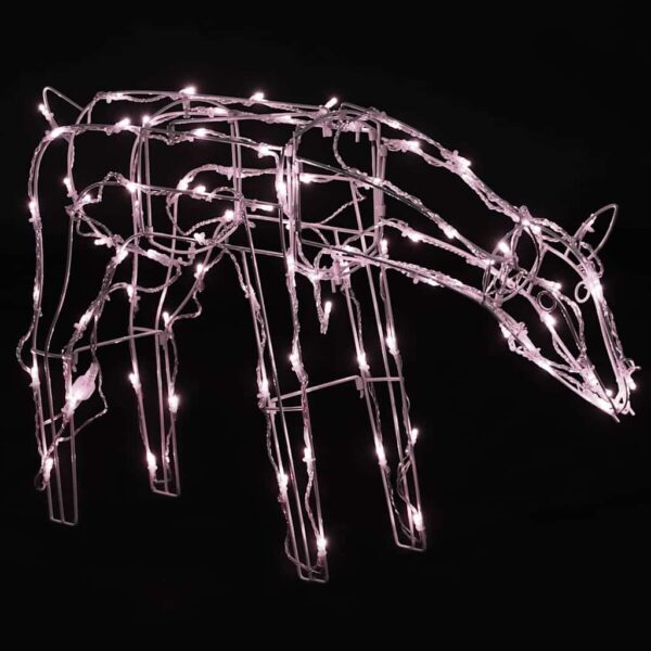 vidaXL 3 Piece Christmas Light Display Reindeers 229 LEDs - Image 6