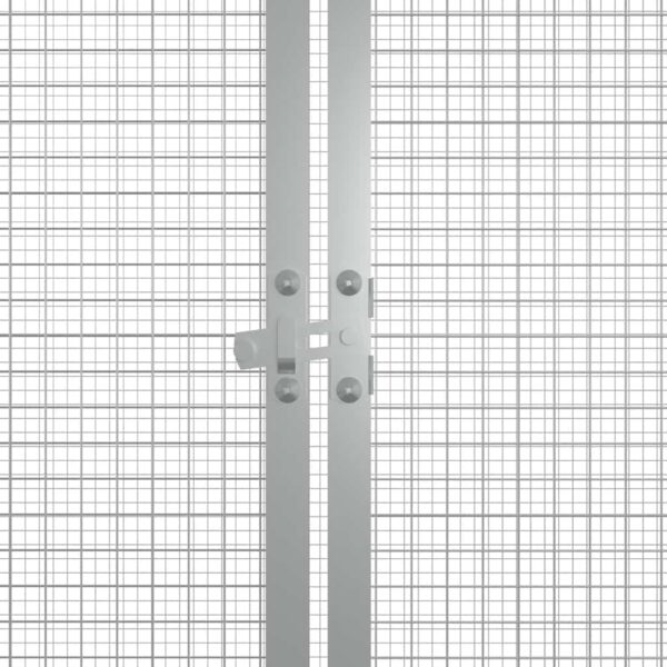 vidaXL Chicken Cage Anthracite 200x91x100 cm Galvanised Steel - Image 5