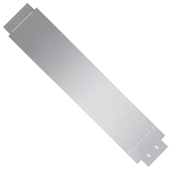 vidaXL Lawn Fences 5 pcs Galvanised Steel 100x19 cm - Image 3