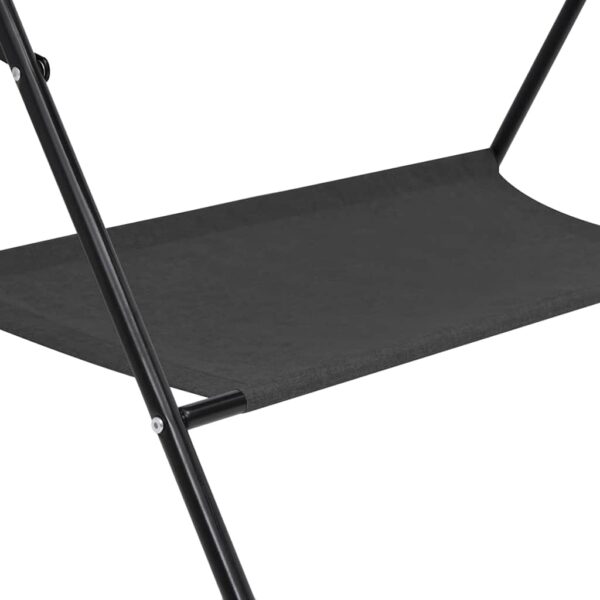 vidaXL Changing Table Anthracite Iron - Image 9