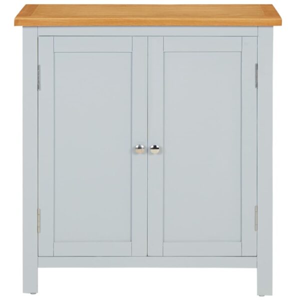 vidaXL Cupboard 70x35x75 cm Solid Oak Wood - Image 2