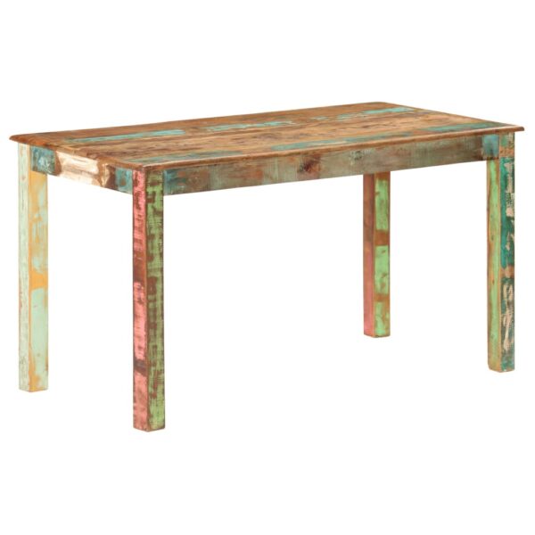 vidaXL Dining Table Solid Reclaimed Wood 140x70x76 cm - Image 8