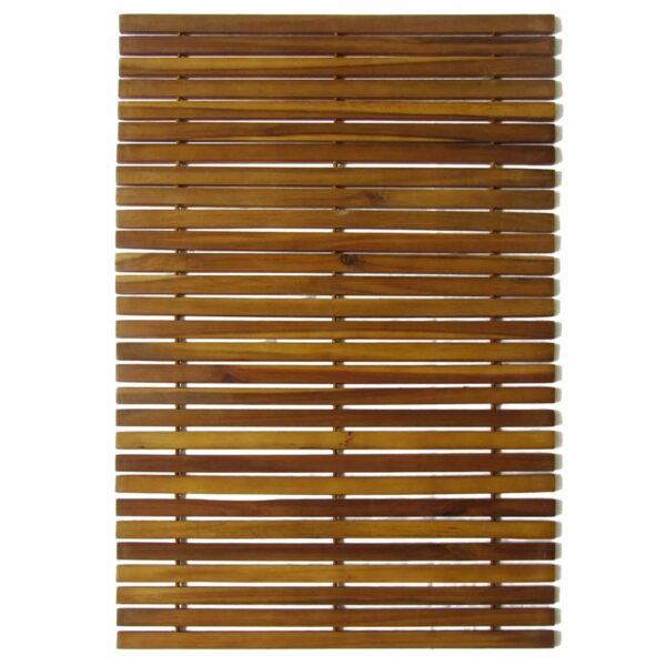 2 pcs Acacia Bath Mat 80 x 50 cm - Image 2