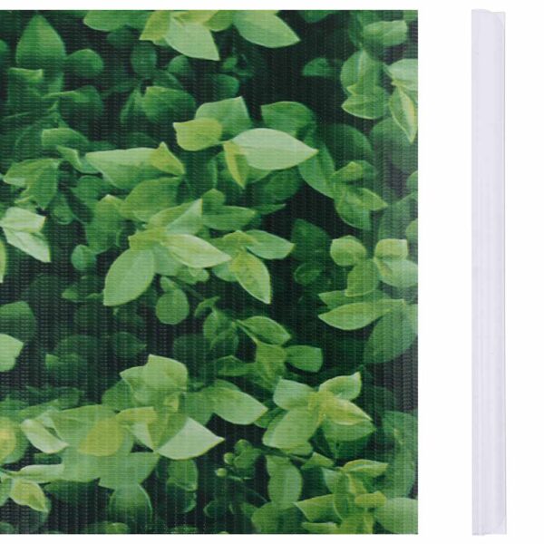 vidaXL Garden Privacy Screens 4 pcs PVC 35x0.19 m Green - Image 3