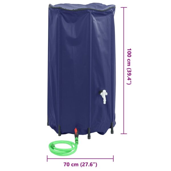 vidaXL Water Tank with Tap Foldable 380 L PVC - Image 10