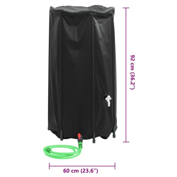 vidaXL Water Tank with Tap Foldable 250 L PVC - Image 10