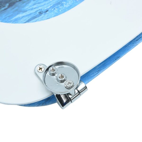 vidaXL WC Toilet Seat with Lid MDF Penguin Design - Image 9