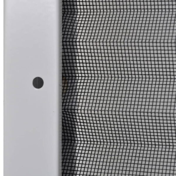 vidaXL Plisse Insect Screen for Windows Aluminium 80x120 cm with Shade - Image 8