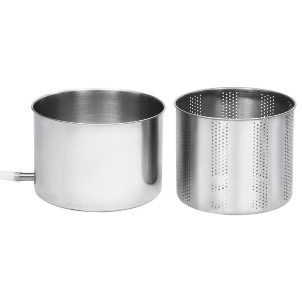 vidaXL Fruit and Wine Press Stainless Steel 6 L - Image 5
