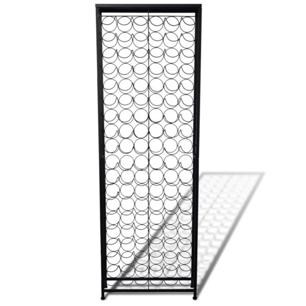 vidaXL Wine Rack for 108 Bottles Metal - Image 4