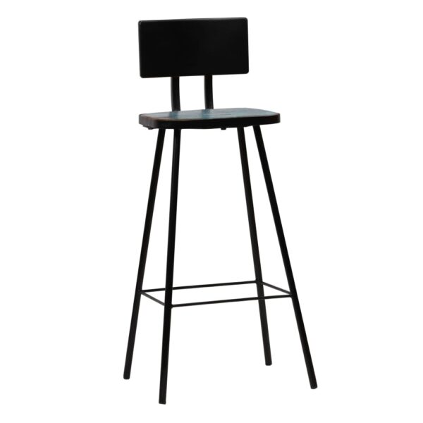 vidaXL Bar Chairs 4 pcs Solid Reclaimed Wood - Image 10