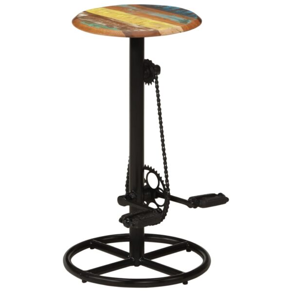 vidaXL Bar Chairs 2 pcs Solid Reclaimed Wood - Image 12