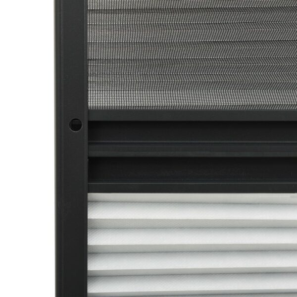 vidaXL Plisse Insect Screen for Windows Aluminium 80x100 cm with Shade - Image 6