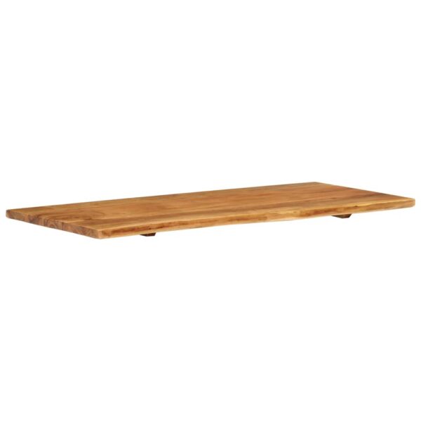 vidaXL Bathroom Vanity Top Solid Acacia Wood 114x52x2.5 cm - Image 10