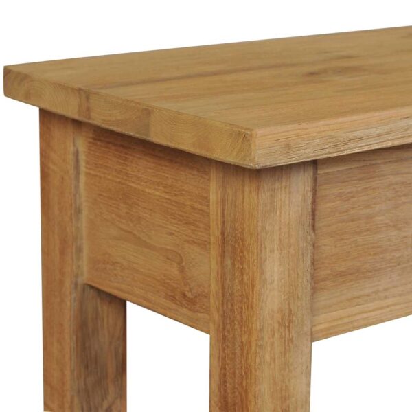 vidaXL Console Table Solid Teak 120x30x80 cm - Image 5