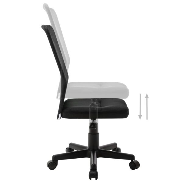 vidaXL Office Chair Black 44x52x100 cm Mesh Fabric - Image 7