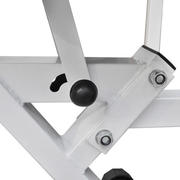 vidaXL Workout Bench with Barbell and Dumbbell Set 60.5 kg - Image 7