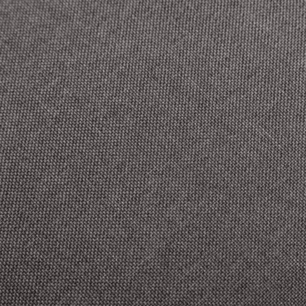 vidaXL Bar Stools 2 pcs Dark Grey Fabric - Image 7
