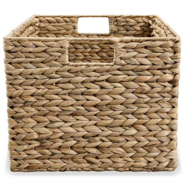 vidaXL Storage Basket Set 3 Pieces Water Hyacinth - Image 4