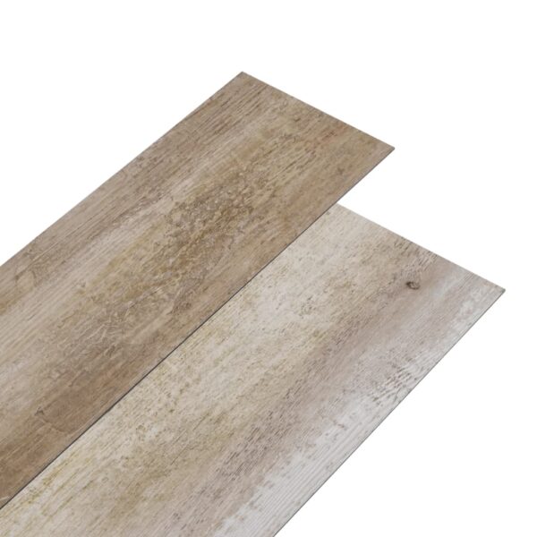 vidaXL PVC Flooring Planks 5.02 m² 2 mm Self-adhesive Wood Wash - Image 2