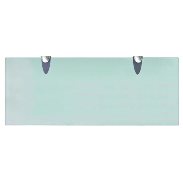 vidaXL Floating Shelves 2 pcs Glass 50x20 cm 8 mm - Image 4