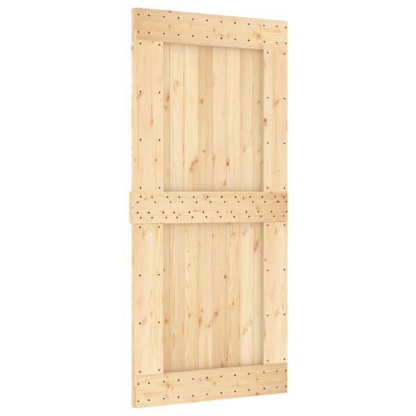 vidaXL Door NARVIK 95x210 cm Solid Wood Pine - Image 2