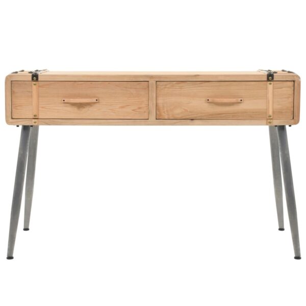vidaXL Console Table Solid Fir Wood 115x40.5x76 cm - Image 2