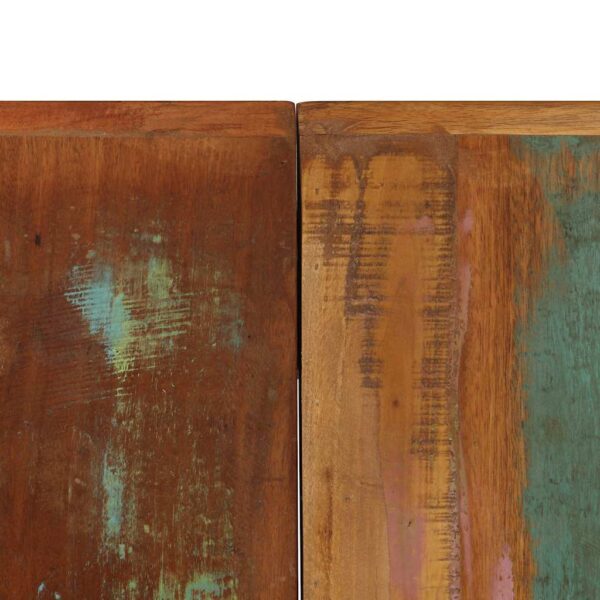 vidaXL Dining Table 140x70x75 cm Solid Reclaimed Wood - Image 6