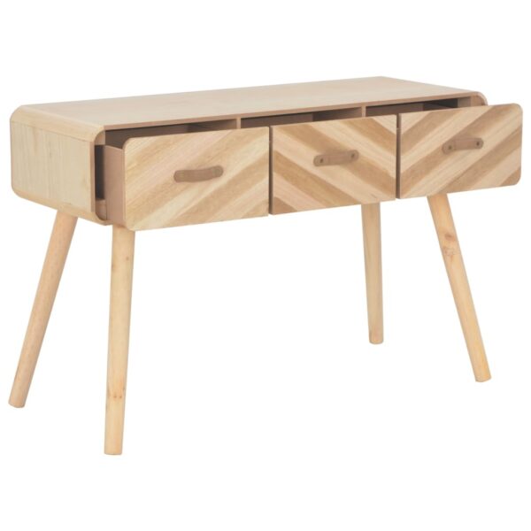 vidaXL Console Table 100x35x68 cm Solid Wood - Image 2