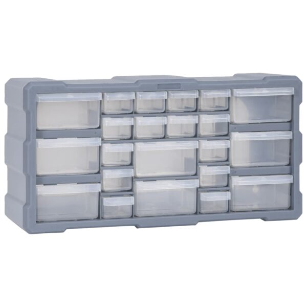 vidaXL Multi-drawer Organiser with 22 Drawers 49x16x25.5 cm - Image 1