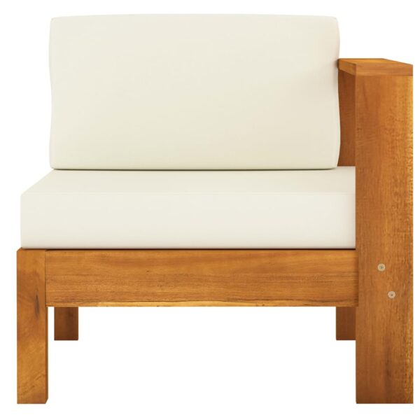 vidaXL 10 Piece Garden Lounge Set with Cushions 100x60 cm Acacia Wood - Image 13
