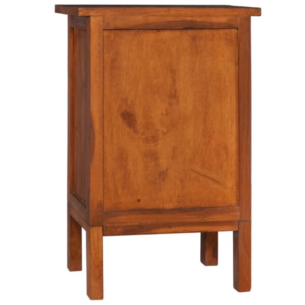 vidaXL Bedside Cabinet 40x35x60 cm Solid Teak Wood - Image 6