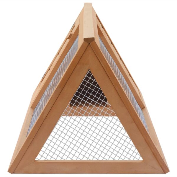 vidaXL Animal Rabbit Cage Wood - Image 4