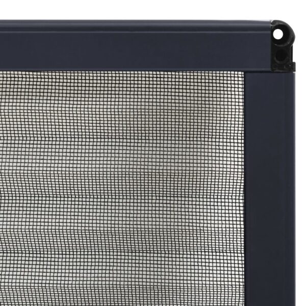 vidaXL Plisse Insect Screen for Windows Aluminium Anthracite 60x80 cm - Image 6