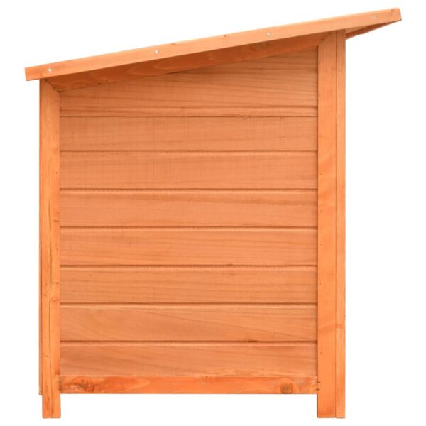 vidaXL Dog Cage Solid Pine & Fir Wood 120x77x86 cm - Image 8