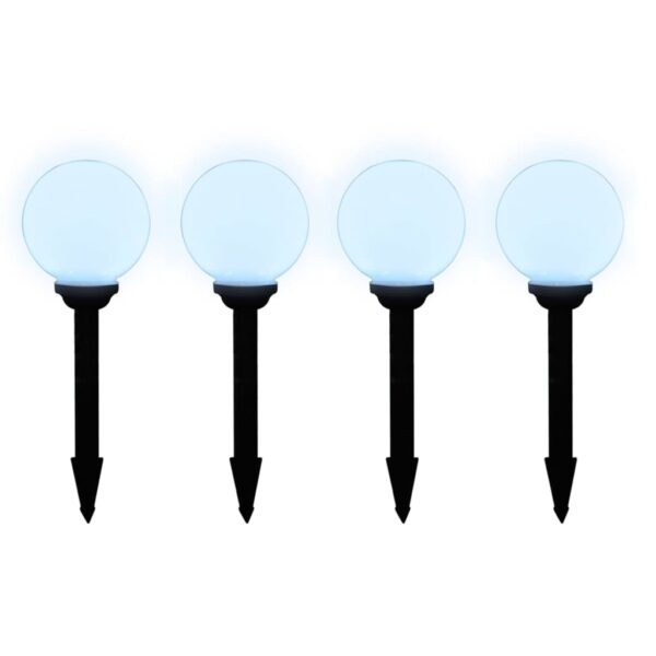 vidaXL Outdoor Pathway Lamps 8 pcs LED 15 cm with Ground Spike - Image 4