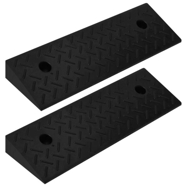 vidaXL Kerb Ramps 2 pcs 50x17.5x5 cm Rubber - Image 1