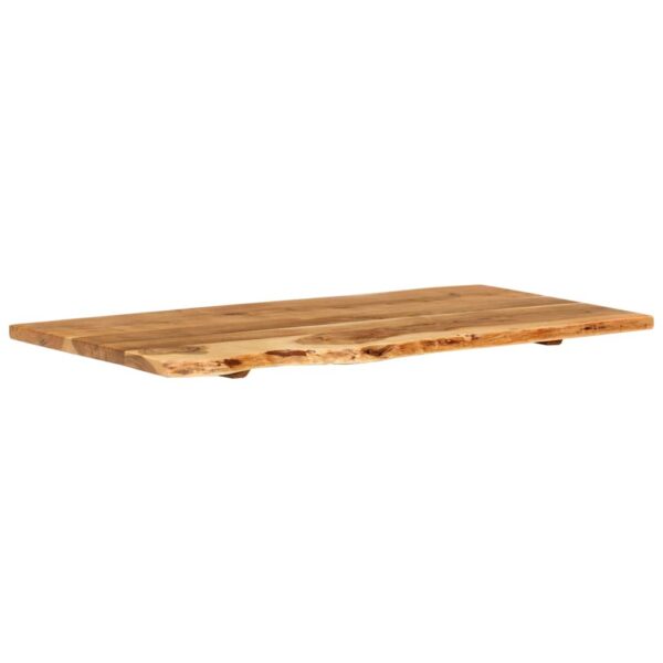 vidaXL Bathroom Vanity Top Solid Acacia Wood 100x52x2.5 cm - Image 9