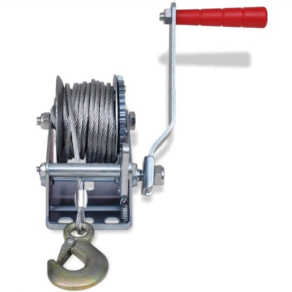 vidaXL Hand Winch 360 kg - Image 2