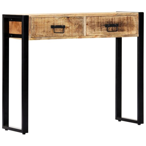 vidaXL Console Table 90x30x75 cm Solid Mango Wood - Image 10