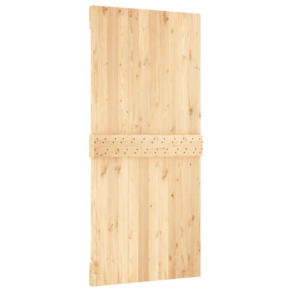 vidaXL Door NARVIK 95x210 cm Solid Wood Pine - Image 6