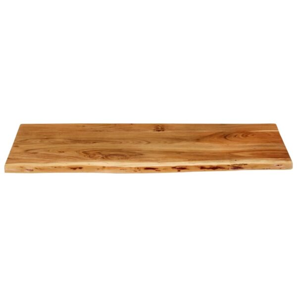 vidaXL Bathroom Vanity Top Solid Acacia Wood 114x52x2.5 cm - Image 3