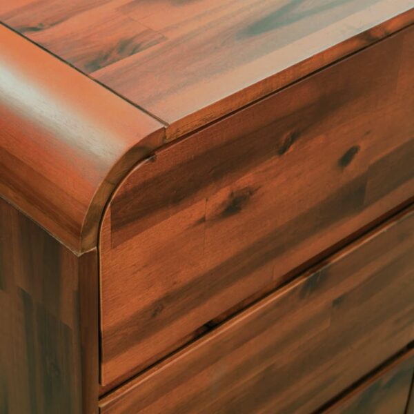 vidaXL Chest of Drawers Solid Acacia Wood 90x37x75 cm - Image 7