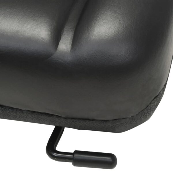 vidaXL Forklift & Tractor Seat with Adjustable Backrest Black - Image 5