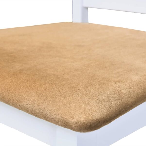 vidaXL Bar Table and Stool Set 3 Pieces MDF Dark Brown - Image 7